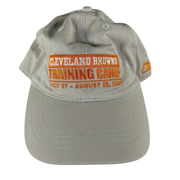 Reebok Other - Reebok Cleveland Browns Training Camp 2007 Hat Tan Adjustable Strapback NFL Cap